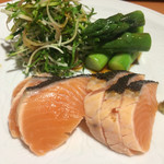 串焼き GoZZo - 時鮭の炙り刺身【絶品】