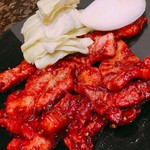 焼肉 大金 - 追加のカルビ2人前。