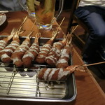 新世界おやじの串や - 串揚げのいろいろ