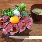 肉処 真田丸 - ローストビーフ丼（並） 780円