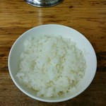 ラーメン六角家 - 小ライス100円（少なめオーダー）