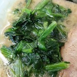 ラーメン六角家 - ほうれん草。