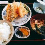 Washoku Resutoran Nishiki - 魚フライランチ  980円