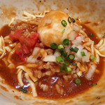 アジトイズム - カレーまぜそばajito風（800円）＋〆のリゾット（200円）