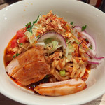 アジトイズム - カレーまぜそばajito風（800円）＋〆のリゾット（200円）