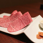 焼肉 一 un - 和牛みすじの焼きしゃぶ(ポン酢)☆