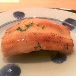 まき村 - 2016/5_羽田沖の穴子に焼きナスを敷いて