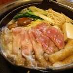 相撲茶屋ちゃんこ 龍ケ浜 - ちゃんこ2人前　ぐつぐつ