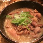 立ち吞み酒場 よかたい - 160609福岡　よかたいほろよい通り店　もつ煮込み250円