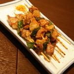 盤古茶屋 - ５００円セット（５００円＋税）の串。写真は２人前２０１６年６月