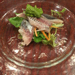 イワシのマリネ サルサヴェルデソース