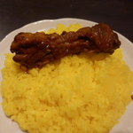 STAR - スペアリブ乗せてみた　サフランライス