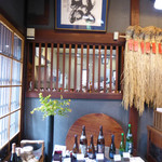 黒龍 石田屋 - 入り口を入って左側に販売コーナー