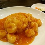 四川料理 胡一刀四代目 - エビチリ丼