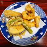 みずうみ - なまず天ぷら