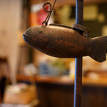 茶処 あ・そこ - 囲炉裏には必ずこの魚がいますね。