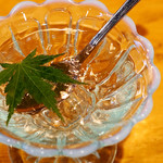 茶処 あ・そこ - 食後にとろとろのゼリー。