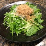 がってん食堂 大島屋 - 水菜としらすのサラダ
