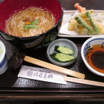 佐藤養助 総本店 - 味くらべ天婦羅付1860円。