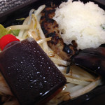 カフェスマイル - もやし、ナス、ピーマン…野菜もたっぷり