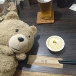 成蔵 - お通しのポテトサラダ