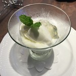 ル ボークープ - フロマージュブランのソルベ　シャルトリューズのジュレ　2016-6