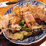 立ち呑みや 元気です - 厚揚げと茄子の炒め物