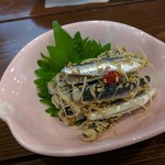 旬魚菜 しら川 - シコイワシ酢漬け