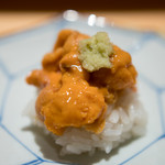 鮨 さいとう - 2016.6 北海道浜中バフンウニ