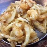 酒の奥田 - かき揚げ