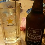 モツにはホッピーも合う！！