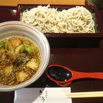 蕎麦切り さとう - かしわせいろ。蕎麦切り　さとう (安城市)食彩品館.jp撮影