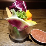 Na Camo guro - 鴨すきコース～季節の野菜～