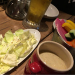 ビストロ チキート - 2016.6　くるみオイルのキャベツ、オイルの繊細な香りがイイ！