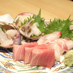 鞍馬口 寿星 - 刺身盛り合わせにして頂きました。
      
      2016.06訪問時