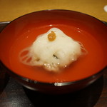 ごだん 宮ざわ - ハモと蓮根のお吸い物