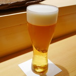 鮨 さいとう - 生ビール￥800