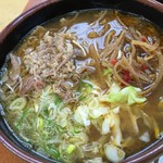 麺許皆伝 - 肉ときんぴらうどん