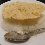 チャパティーとライス