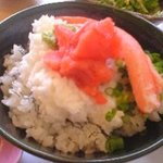 はづき - 明太子と山芋丼