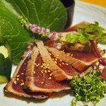 恵比寿地酒・個室居酒屋 信長 - 鰹の叩き