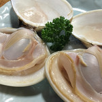 大甚 - 立派なハマグリの塩焼き