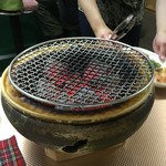 鳥文 - 炭で焼きます