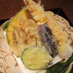 手打ち蕎麦 三乗 - 天ぷら＜2016年6月＞