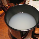 手打ち蕎麦 三乗 - 蕎麦湯＜2016年6月＞