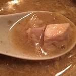 煮干そば 藍 - 濃厚煮干つけそば（鯛煮干し使用、800円）