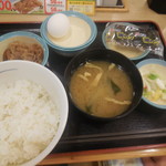 Matsuya - 定番朝定食(ミニ牛皿)￥360-