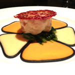 スターロード - 海老・鯛・帆立のガレット仕立て2種のソースとの共演