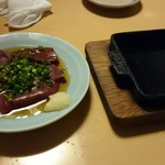 牛レバーと鉄板