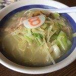 Hachiban Ramen - 塩野菜らーめん（604円）_2016年6月